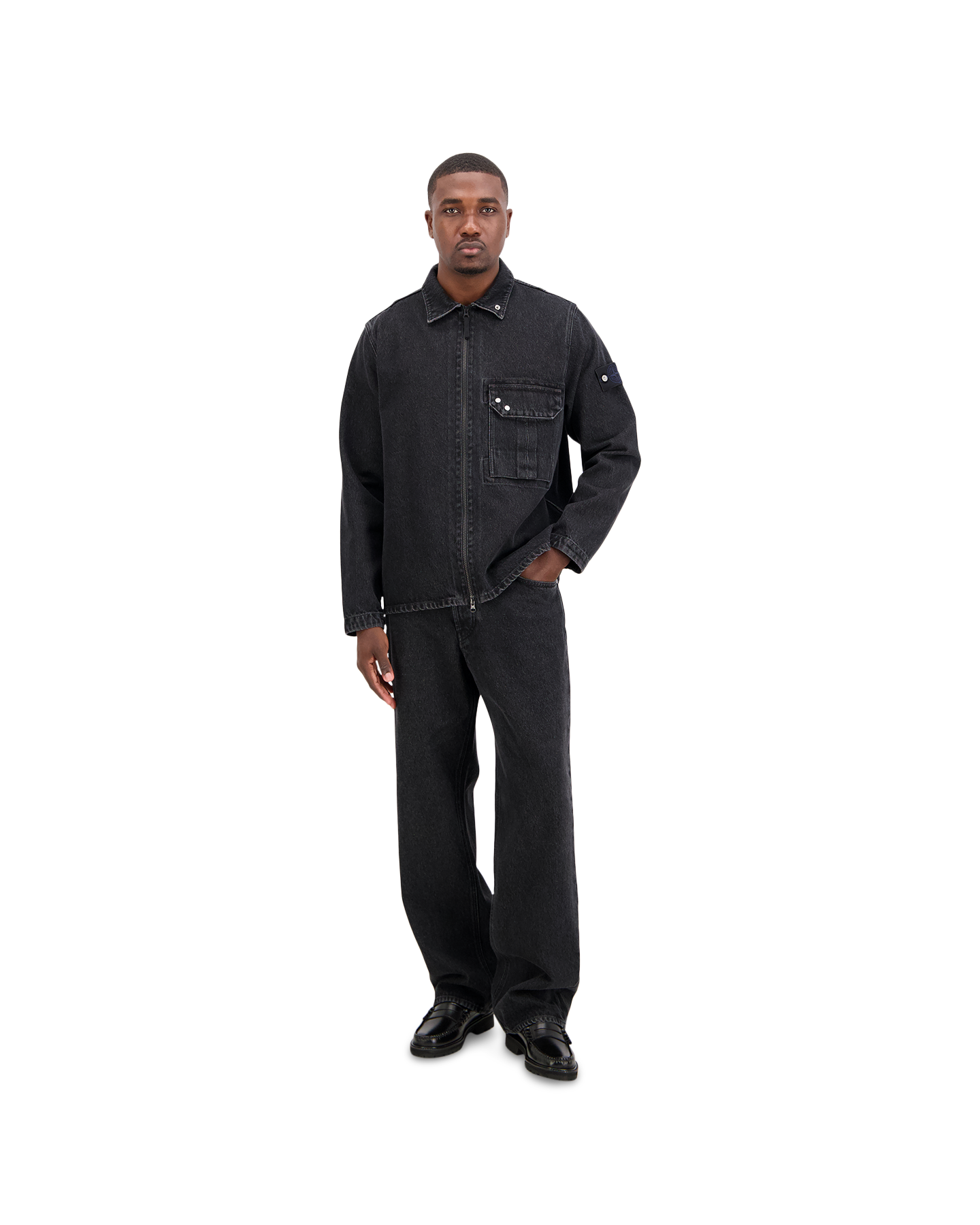 Stone Island 1200002 Overshirt ZWART 3