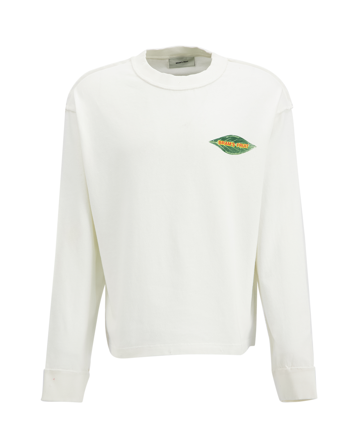 Brams Fruit Distressed Leaf Longsleeve WIT 1