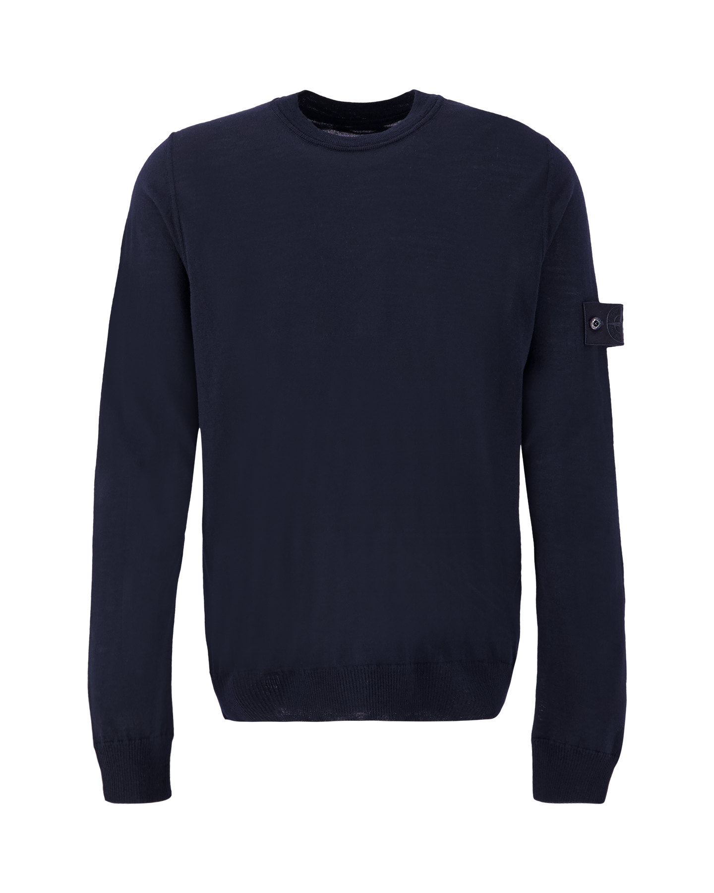 Stone Island 566FC Pure Wool Ghost Piece Full Zipped Knit DONKERBLAUW 1