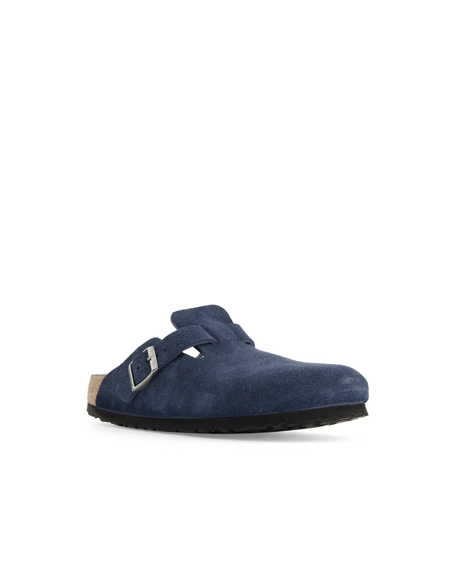 Birkenstock Boston Soft Footbed Suede Leather GRIJS 4