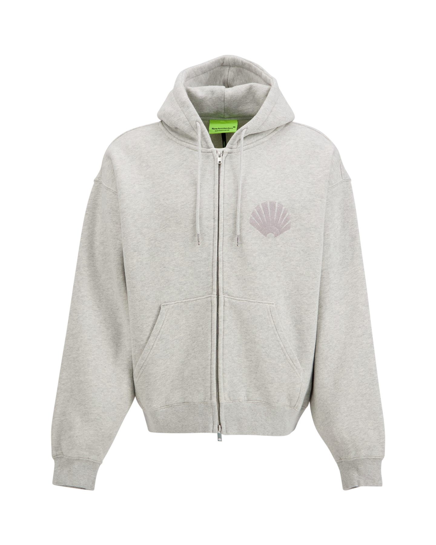 New Amsterdam Surf Association Chop Zip Hoodie GRIJS 1