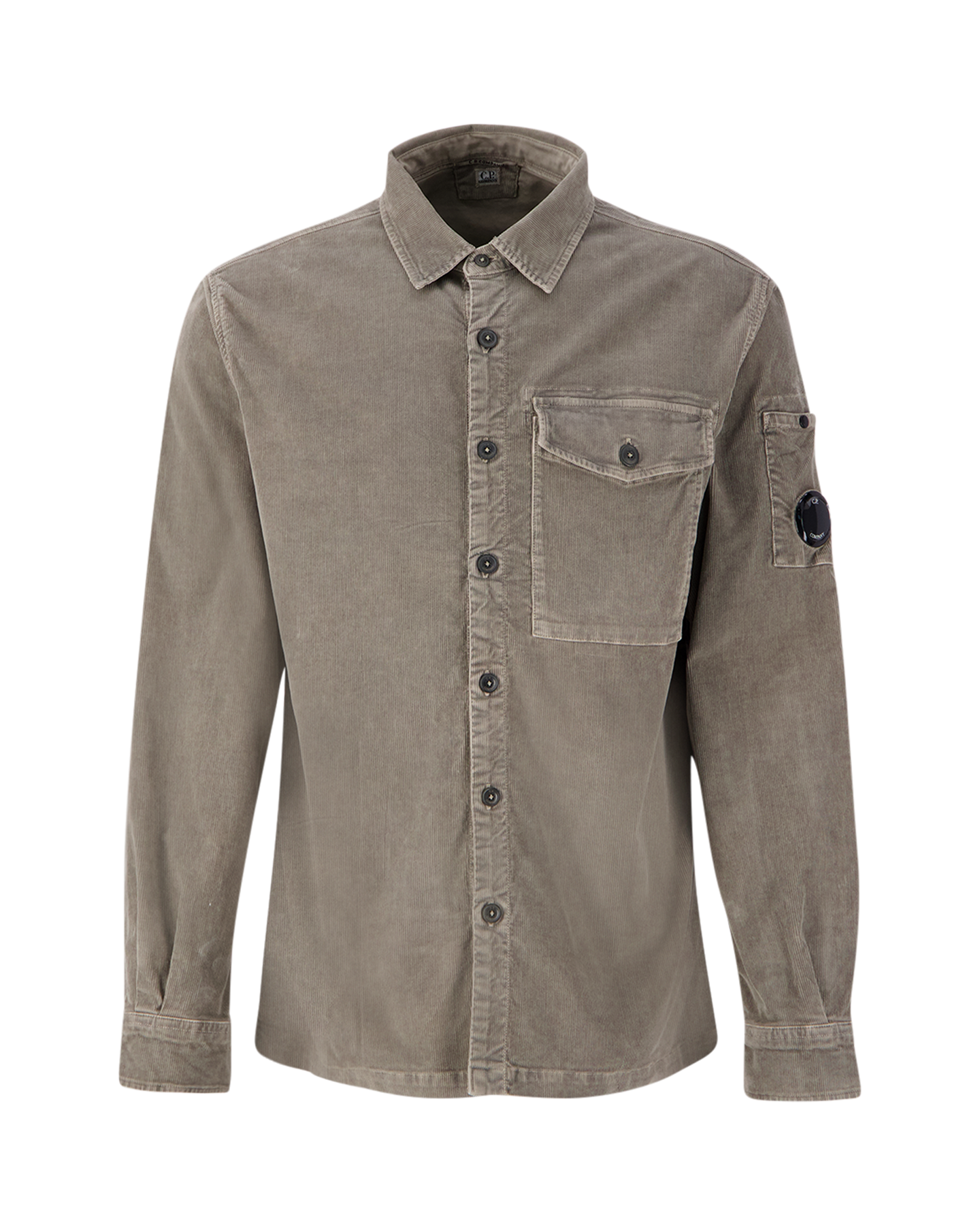 C.P. Company Corduroy Lens Buttoned Shirt BEIGE 1