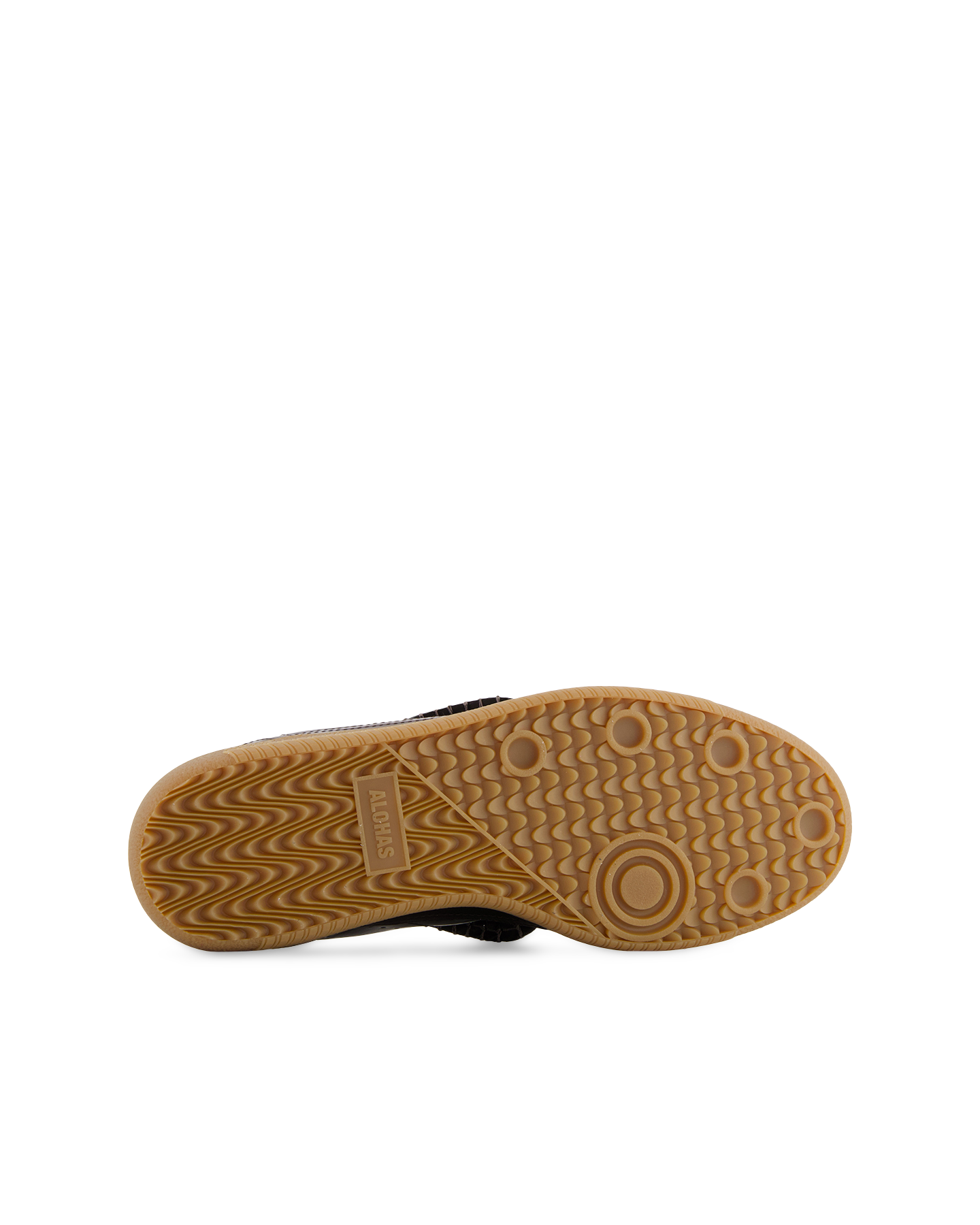 Alohas Tb.490 Club Vintage Effect Dark Chocolate Leather Sneakers ZWART 6