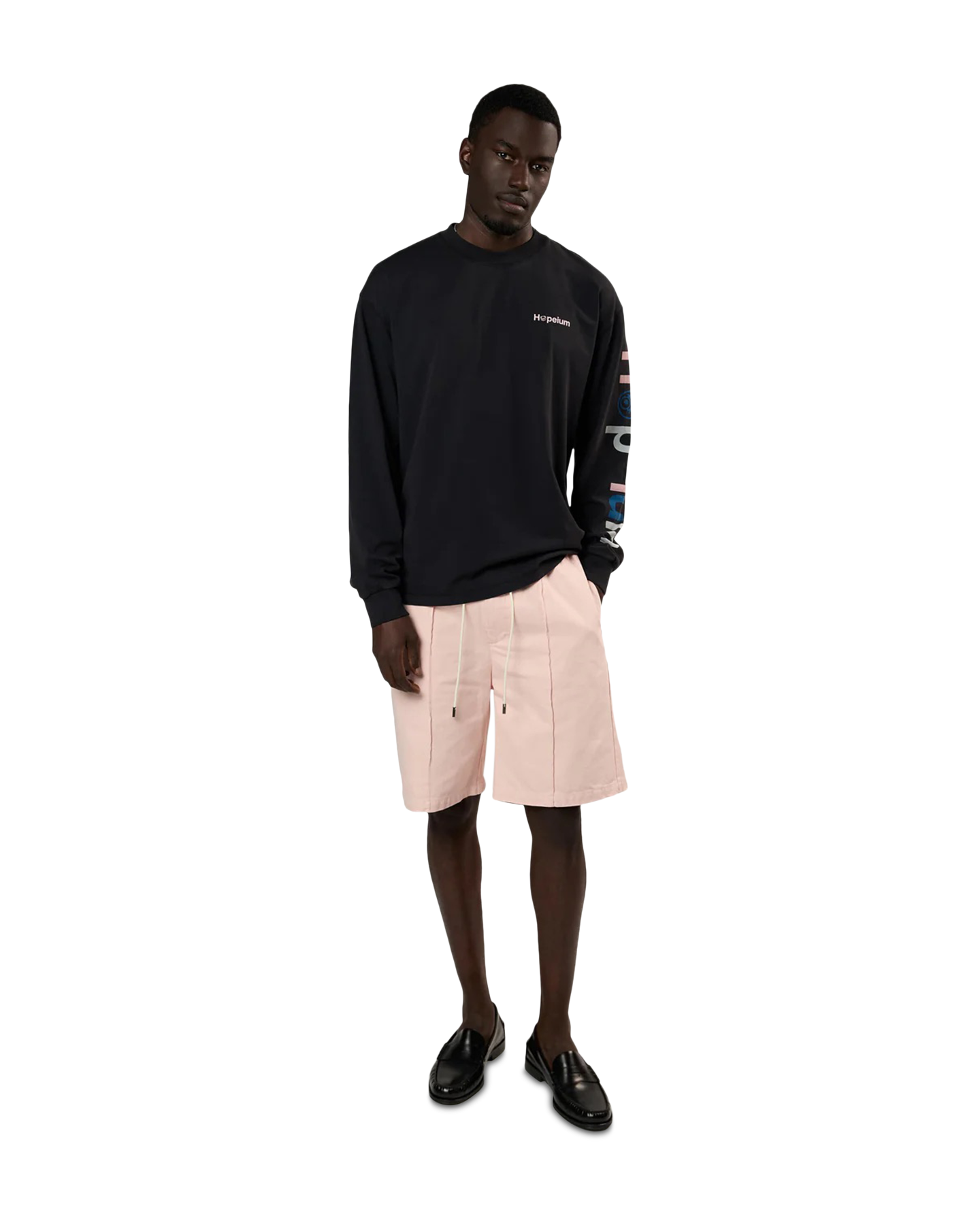 Hopeium Protect Your Peace Tee L/S ZWART 3