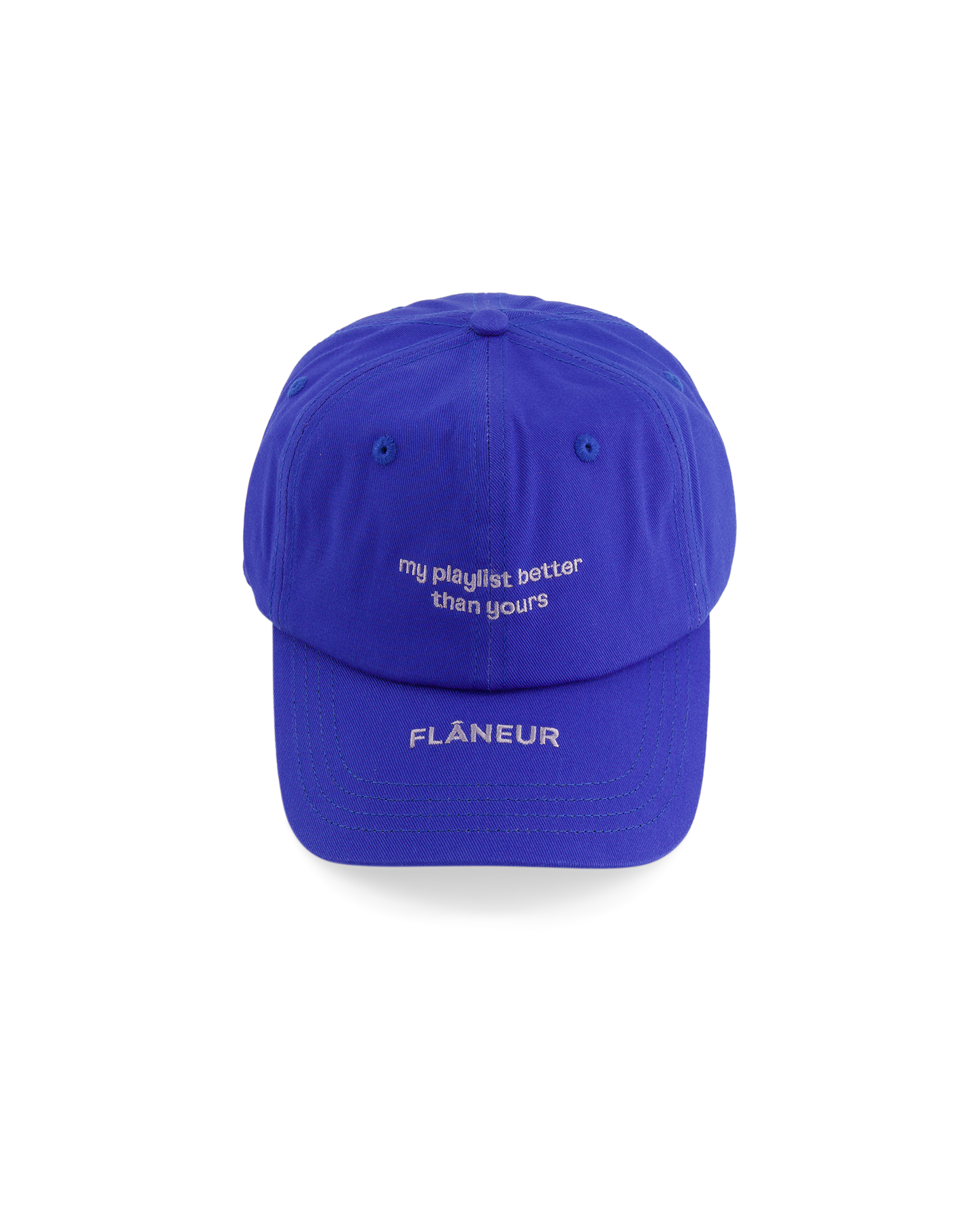 Flaneur Playlist Cap BLAUW 1