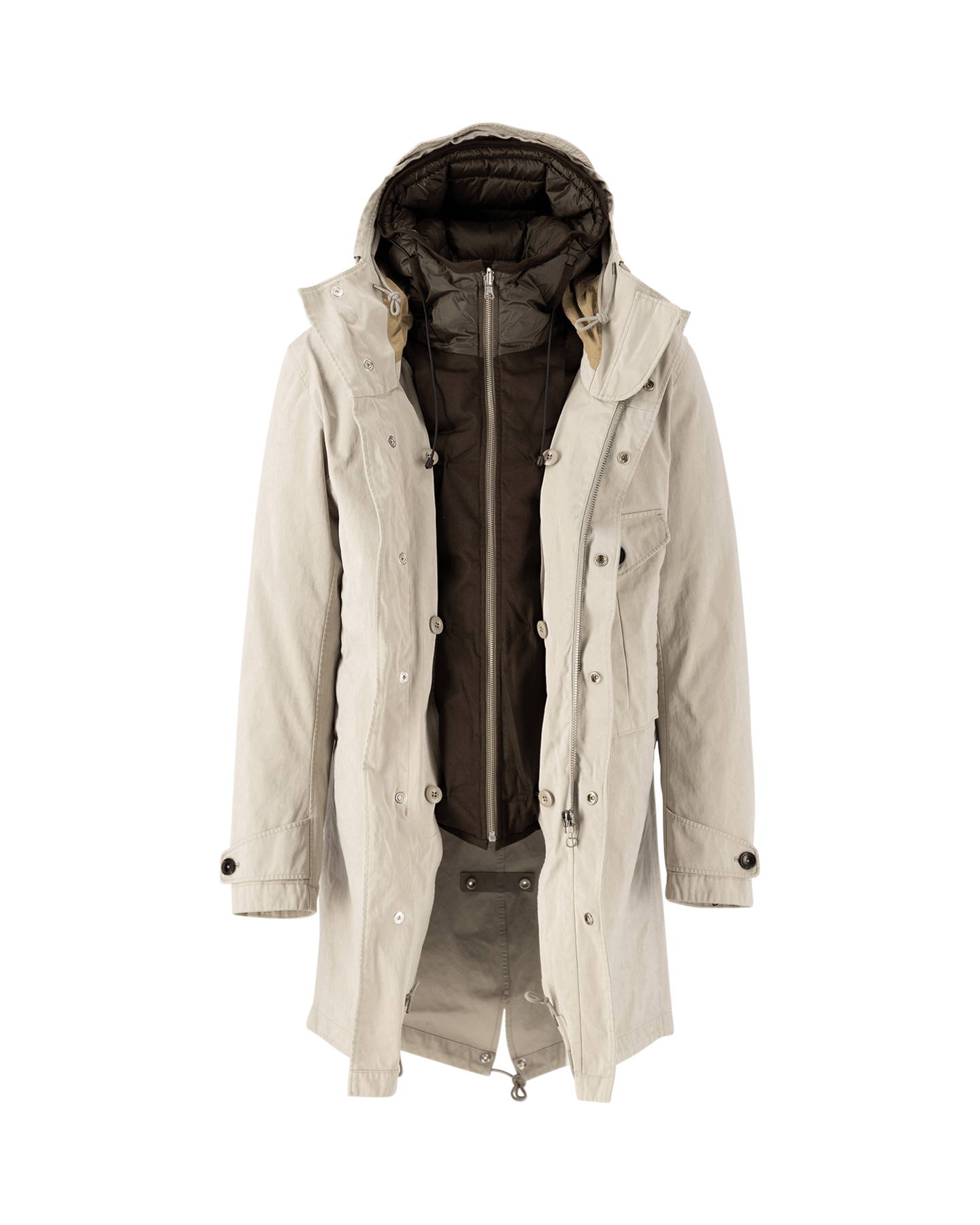 Ten C Cyclone Parka TAUPE 2