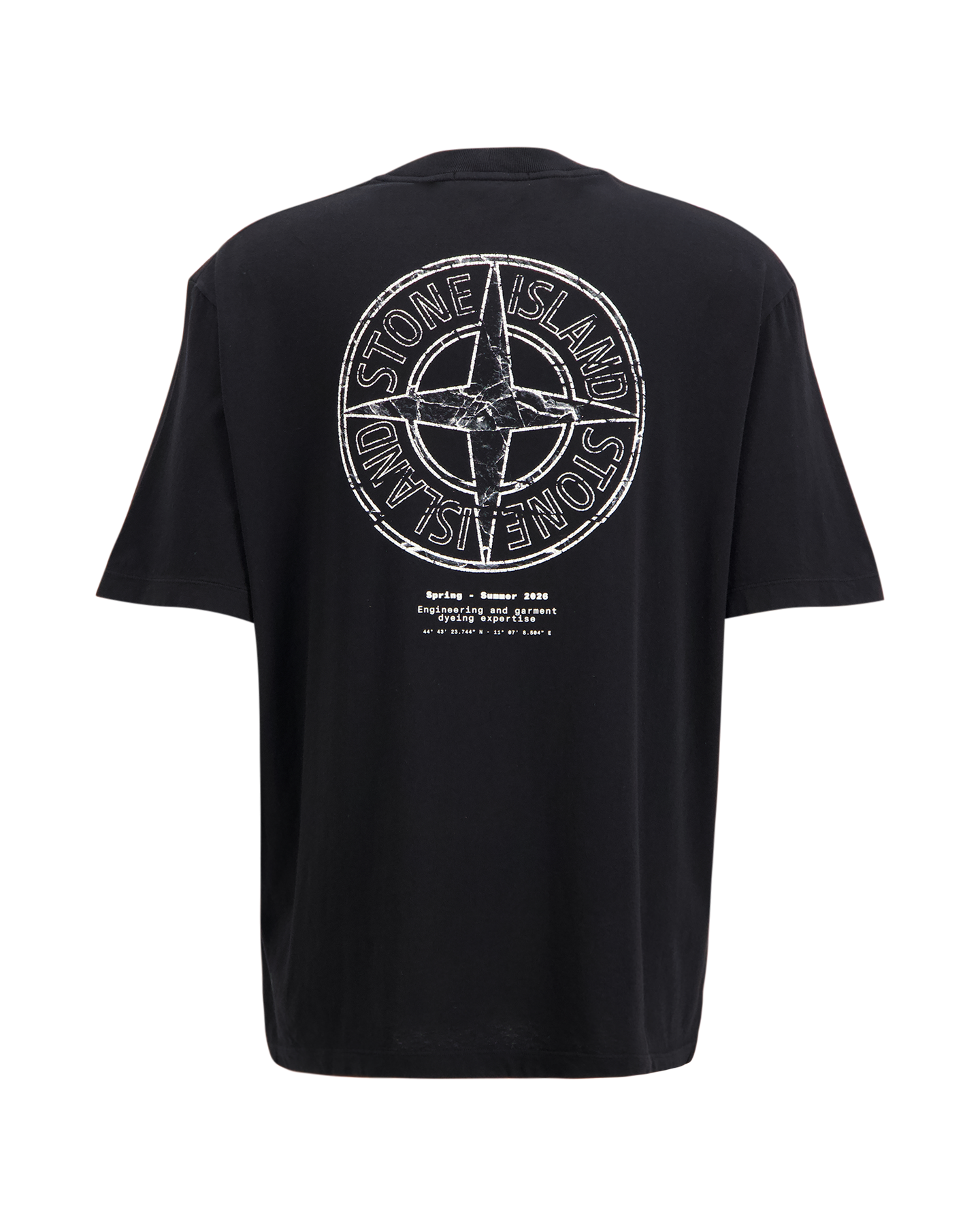 Stone Island S0285 Print T-Shirt ZWART 1