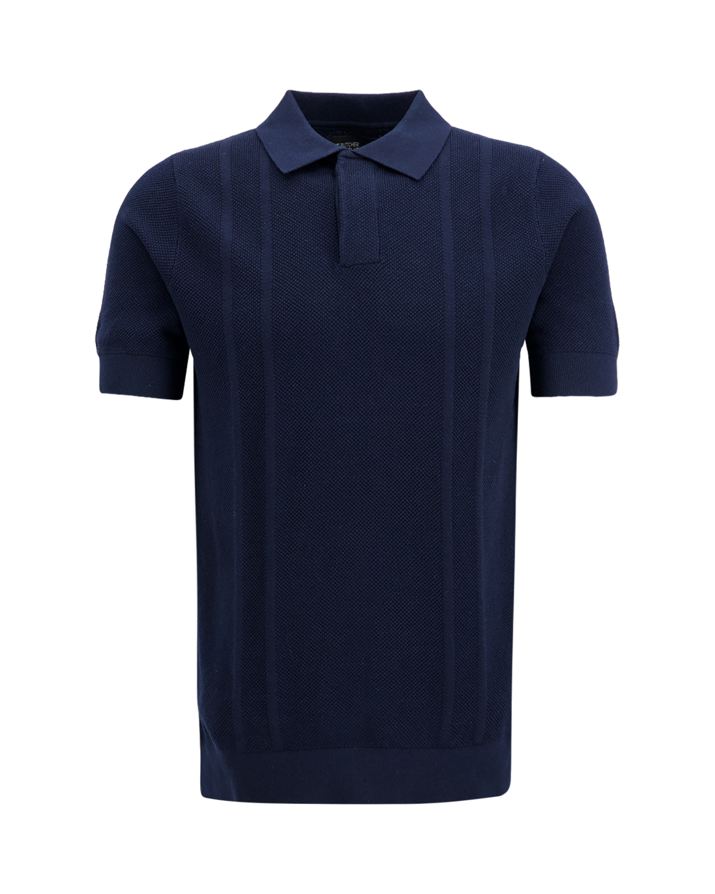 Butcher of Blue Ripley Knit Polo BLAUW 1