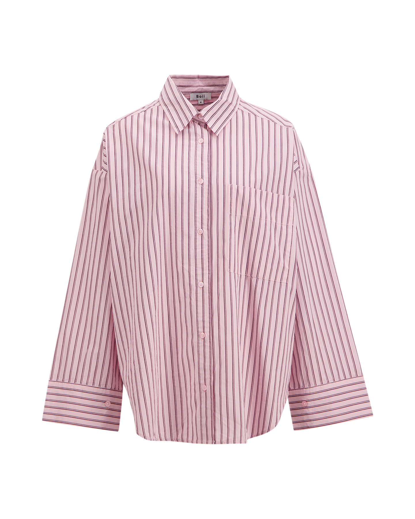 Boii Studios Fie Stripe Shirt ROSE 1