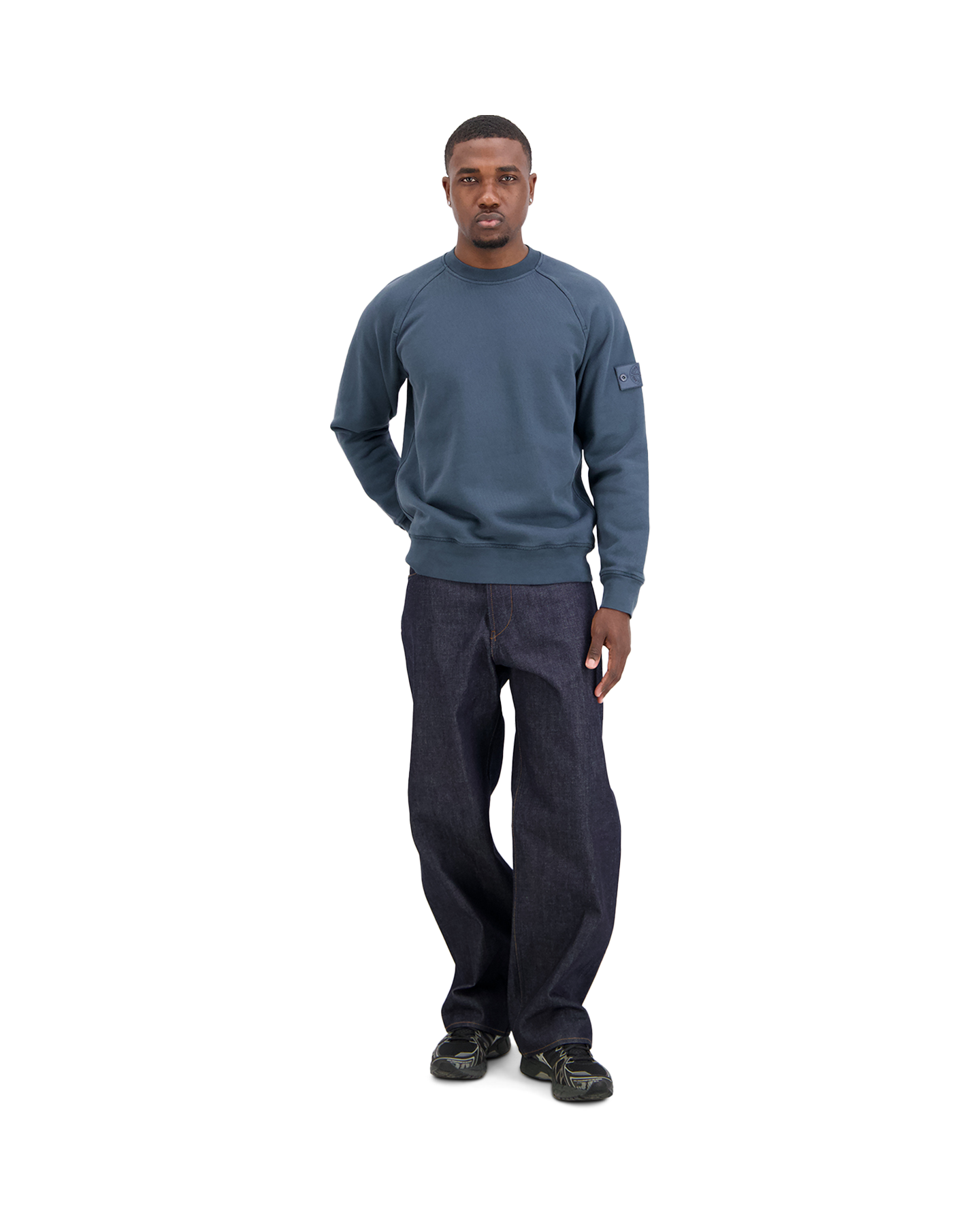 Stone Island S0F42 Ghost - Sweater BLAUW 3