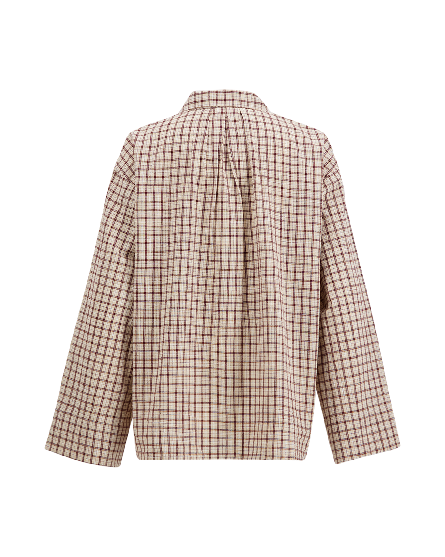 Boii Studios Tinsi Check Shirt ROOD 2
