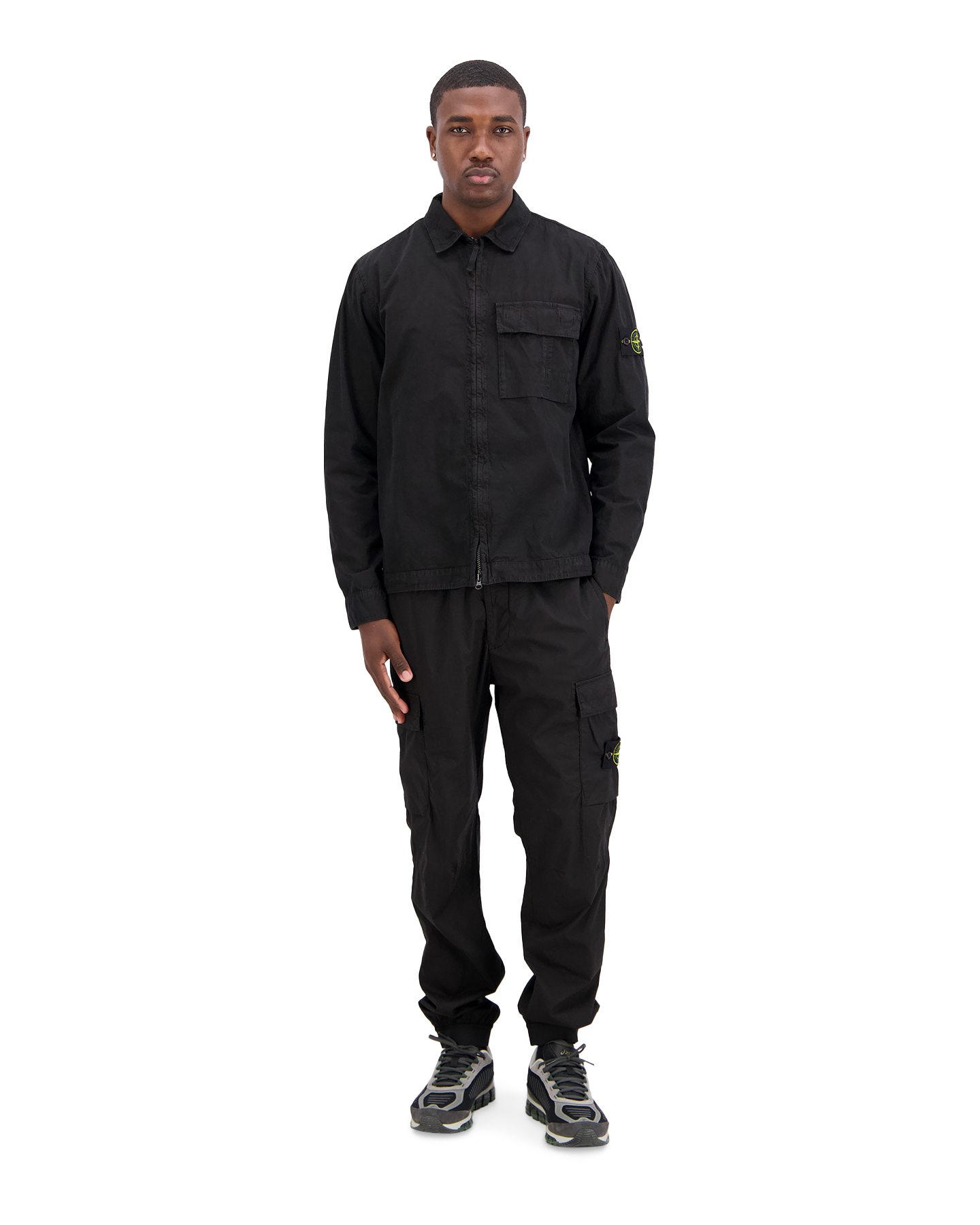 Stone Island S00Wn Overshirt ZWART 3