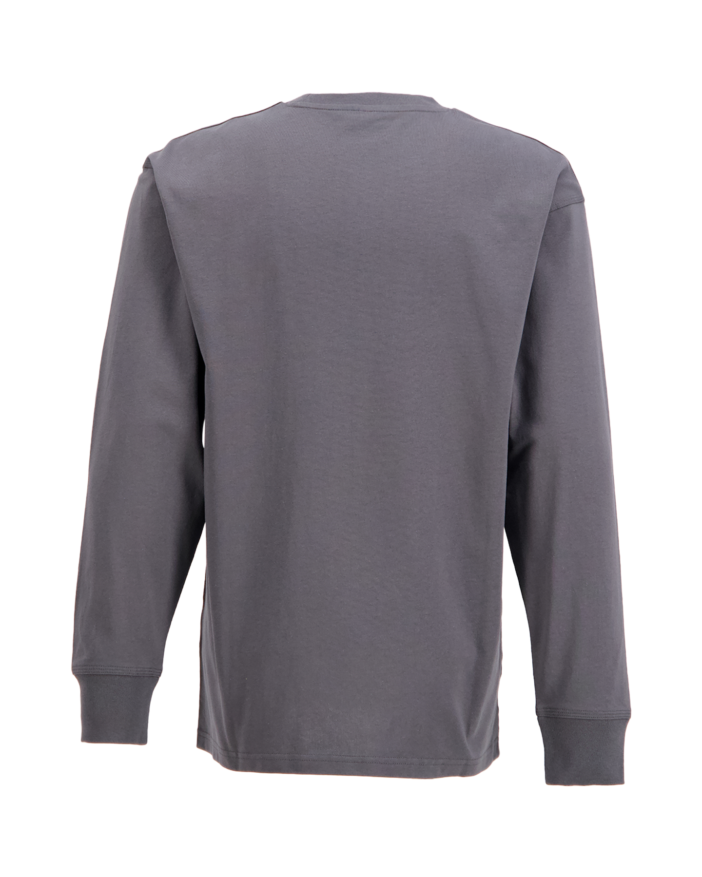 Carhartt L/S American Script T Shirt ANTHRACIET 2
