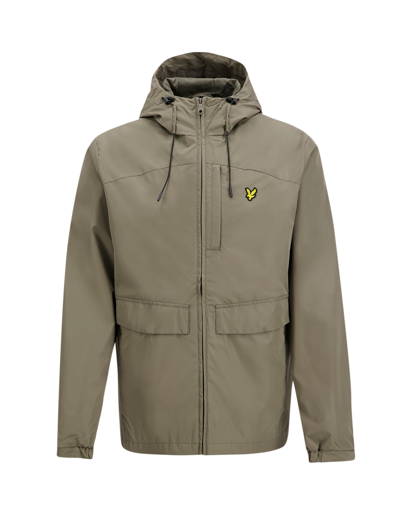 Lyle & Scott Lightweight Hooded Zip Through Jacket KHAKI 1