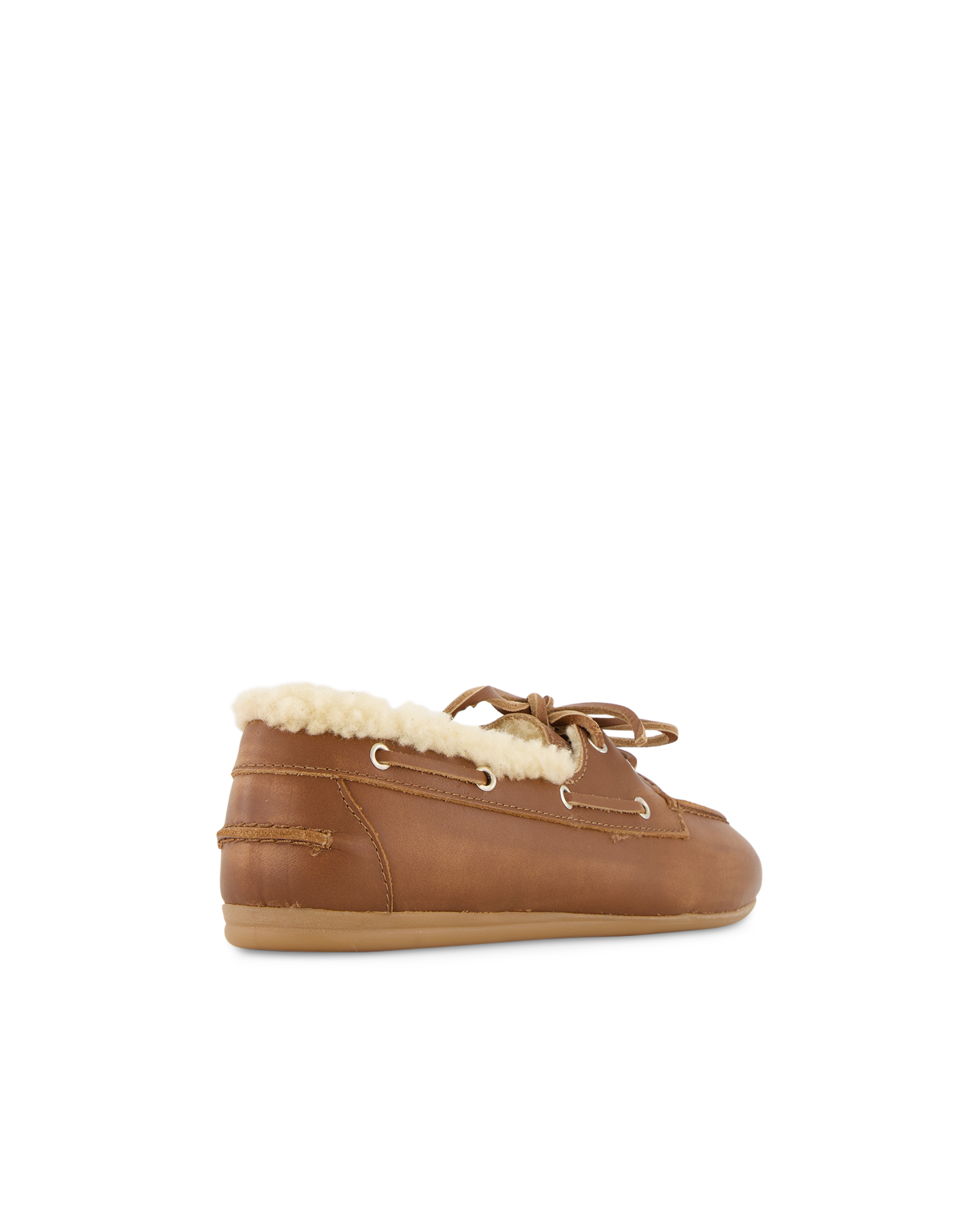 Posa Boat Loafer Brushed - Fur leather BRUIN 4