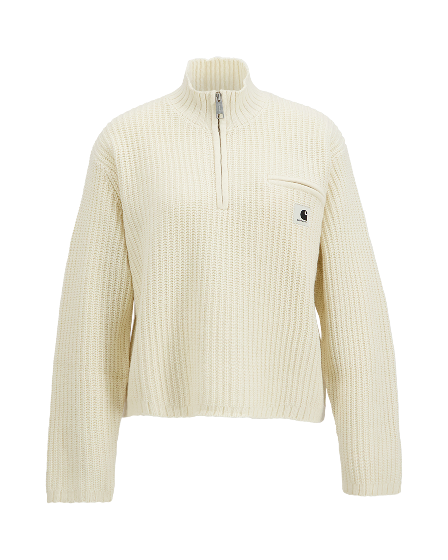 Carhartt W' Detroit Half Zip Sweater BEIGE 1