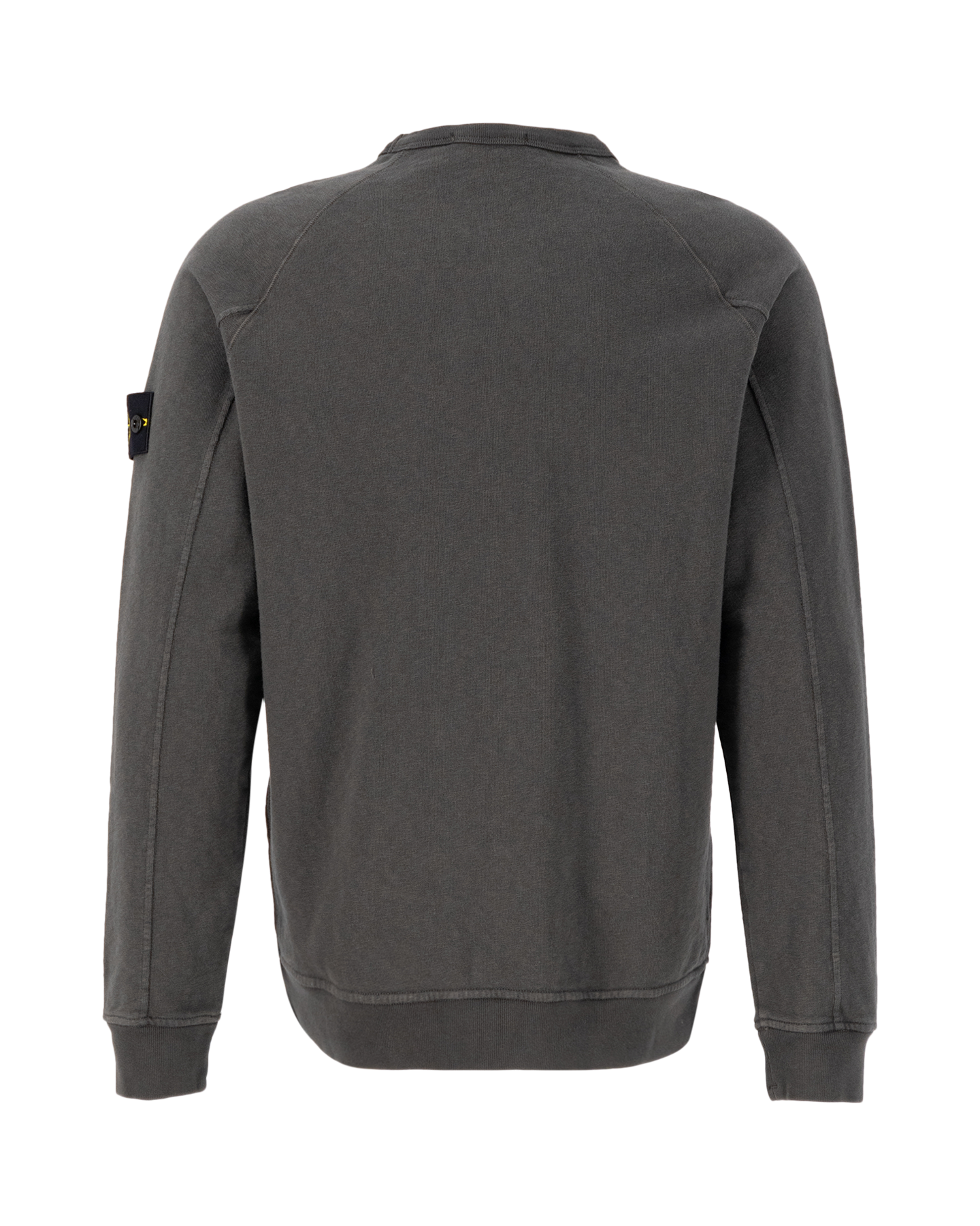 Stone Island 66360 Cotton Fleece Garment Dyed Sweatshirt DONKERGRIJS 2