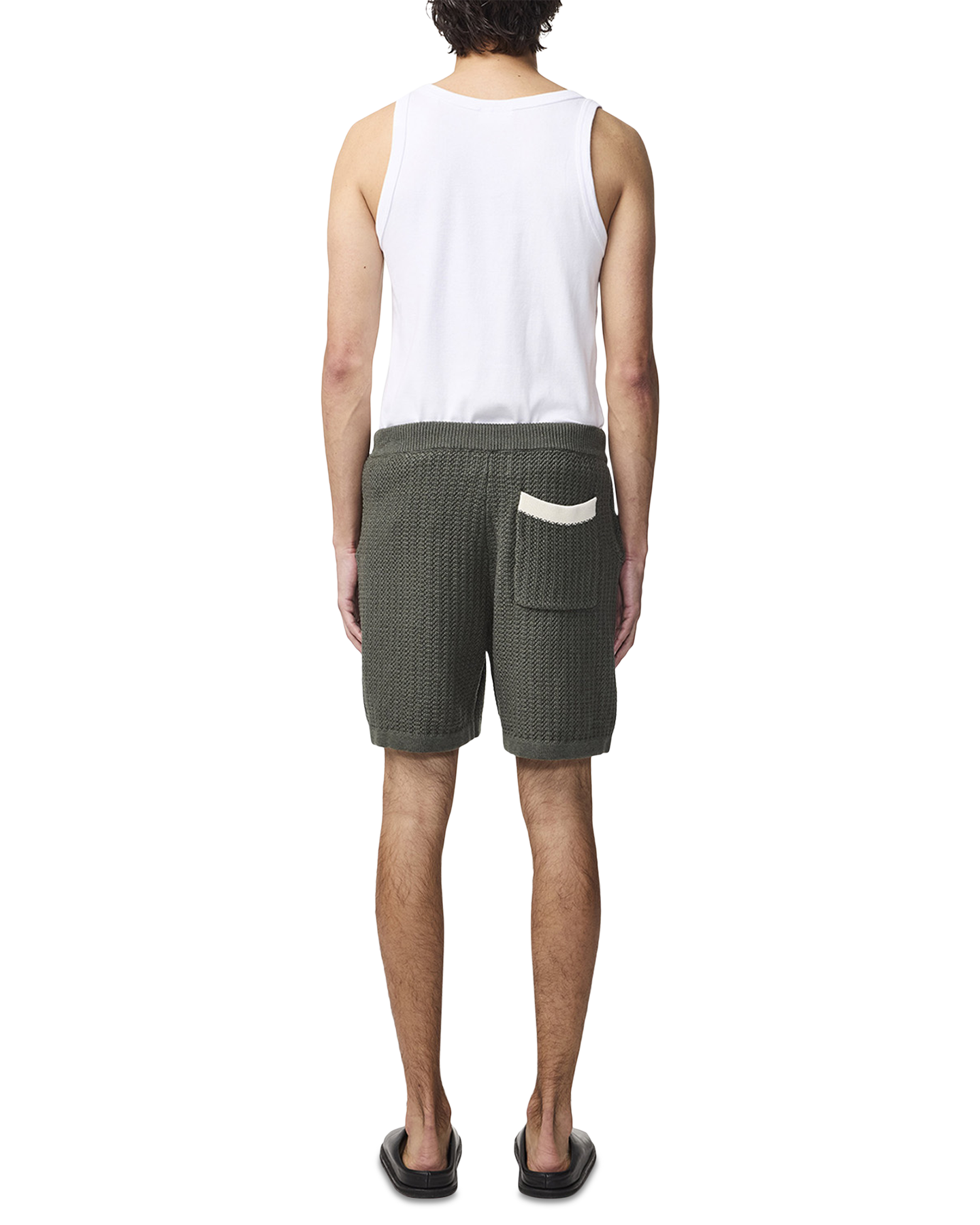 NN.07 Marc Shorts 6686 DONKERGROEN 4