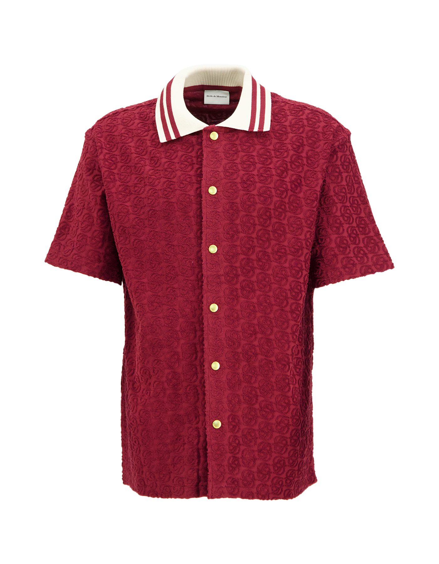 Drole de Monsieur Monogram Shirt ROOD 1