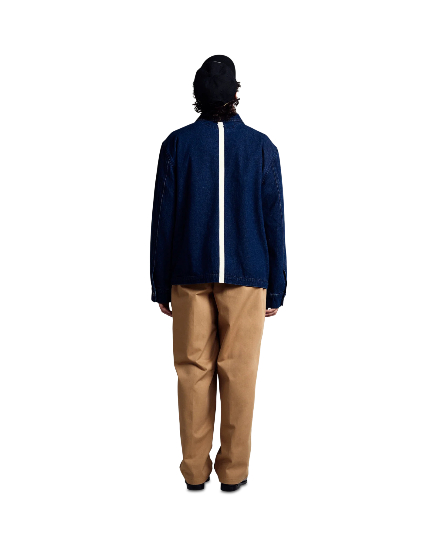POP Trading Company Denim Full Zip Jacket BLAUW 3
