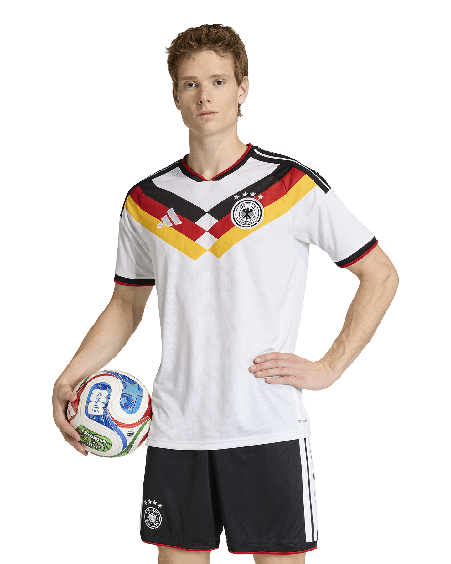 adidas Germany Jersey 26 Home WIT 3