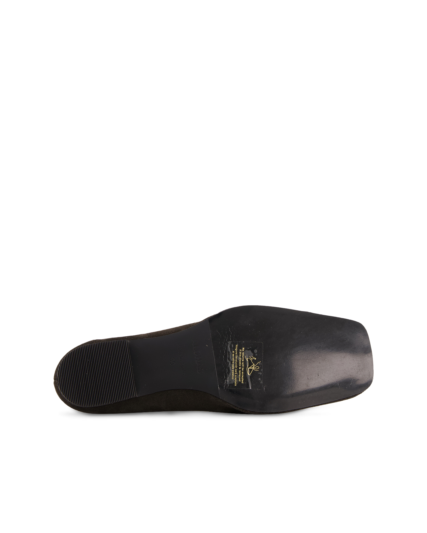 Alohas Sway Suede Coffee Brown Leather Ballet Flats DONKERBRUIN 6