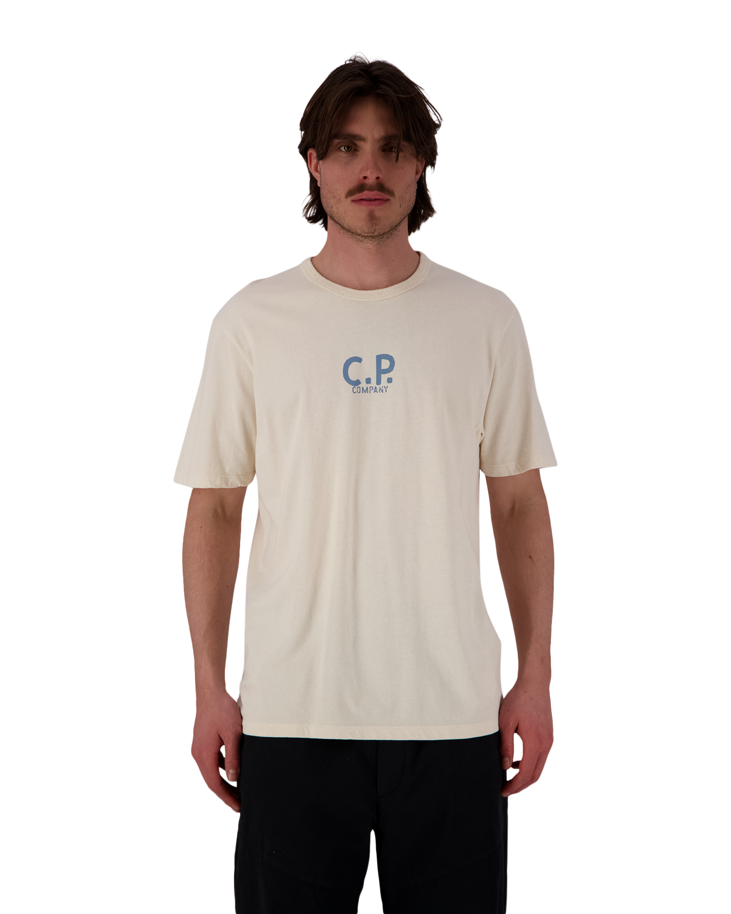 C.P. Company Natural Jersey T-Shirt CREME 5