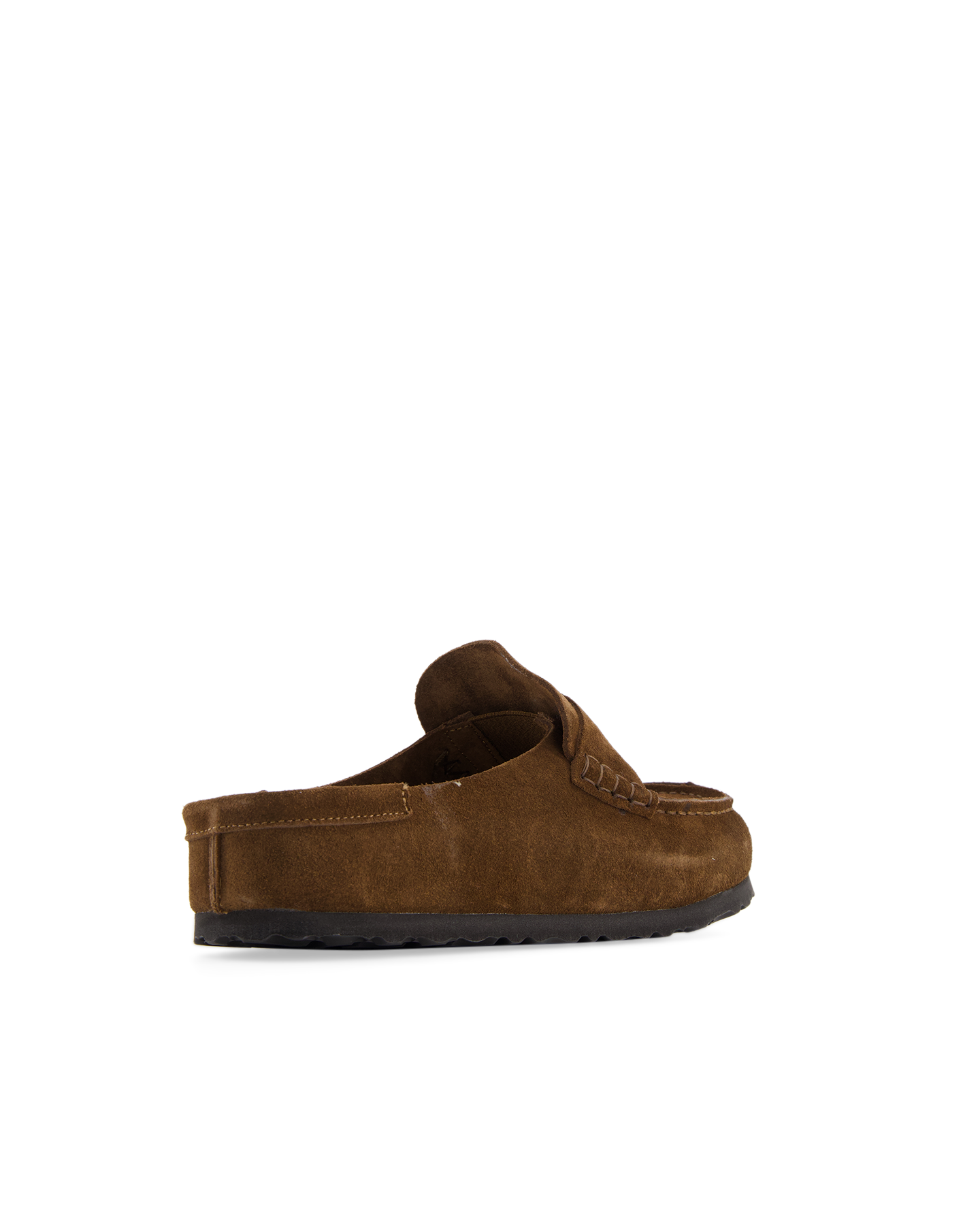 Birkenstock Naples Wrapped Suede Leather Narrow DONKERBRUIN 4