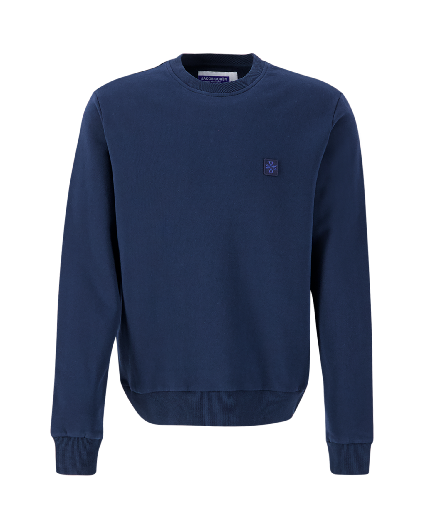 Jacob Cohen Felpa Girocollo-Patch M4477 DONKERBLAUW 1