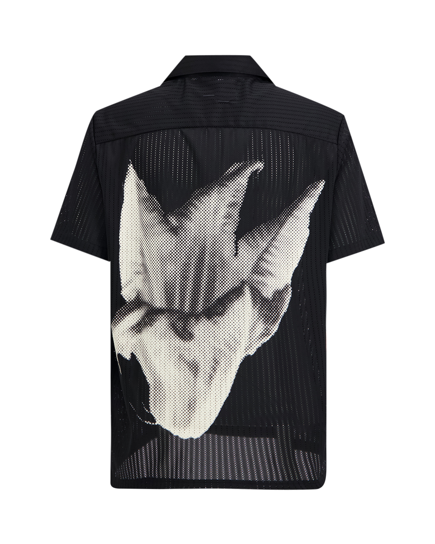 Filling Pieces Resort Shirt Mesh ZWART 1