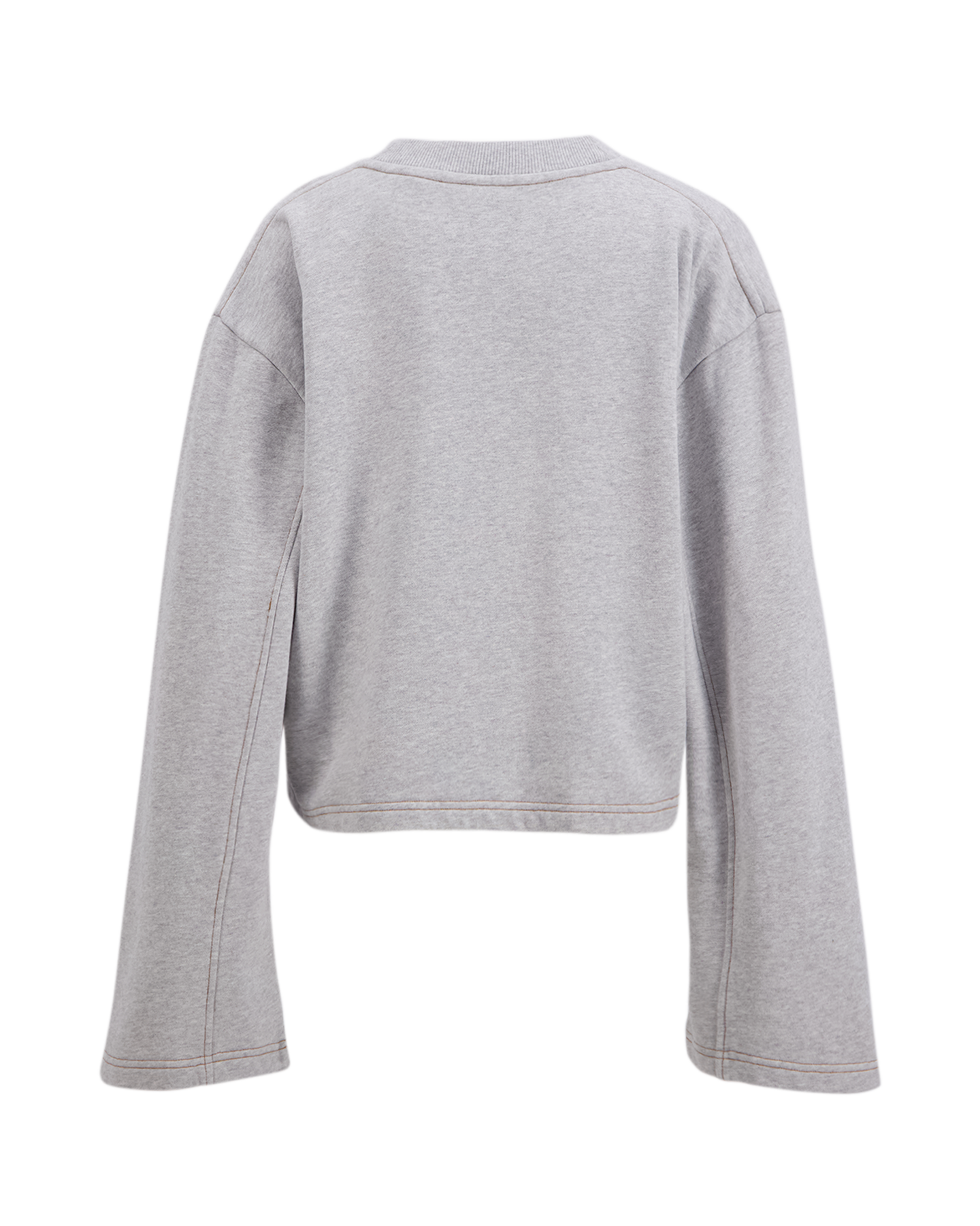 OLAF Contrast Retro Logo Crewneck GRIJS 2