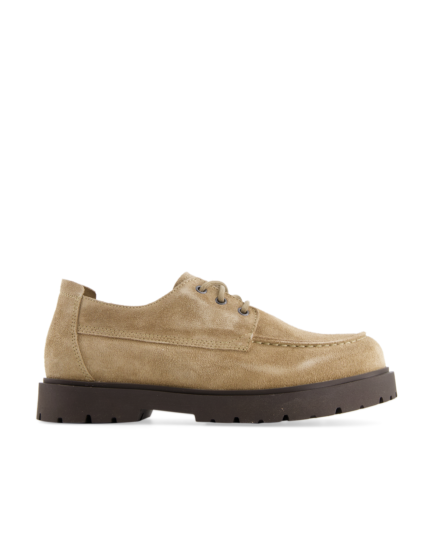 Birkenstock Highwood Moc Lace Low Suede Leather Regular LICHTBRUIN 1