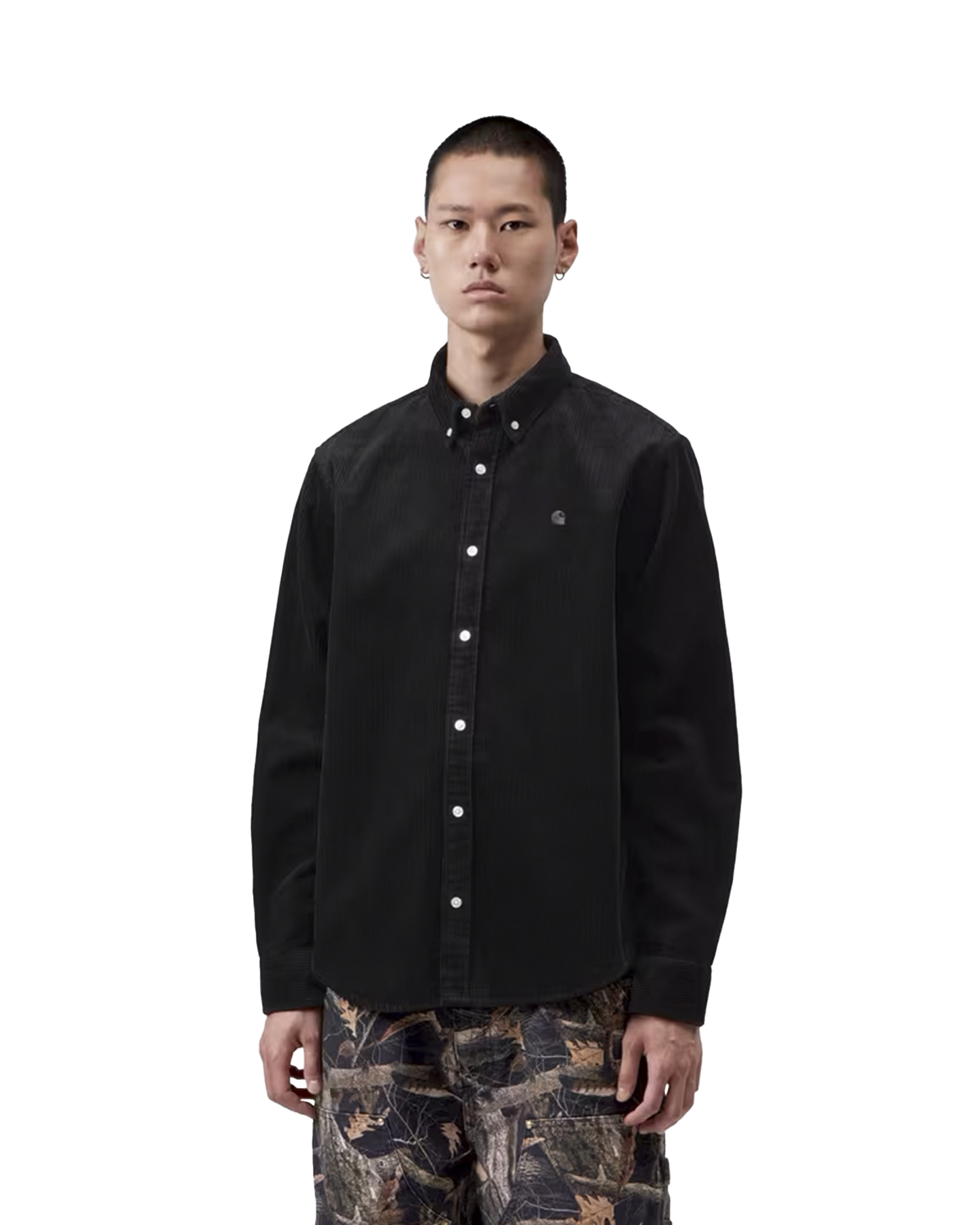 Carhartt L/S Madison Cord Shirt ANTHRACIET 3