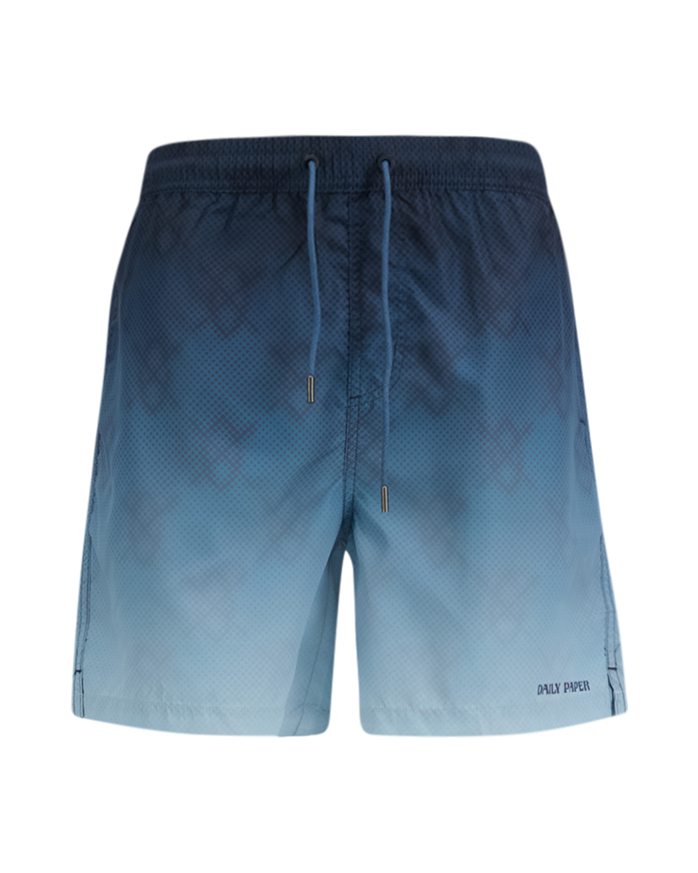 Daily Paper Ombre Dotted Shield Swimshorts BLAUW 1
