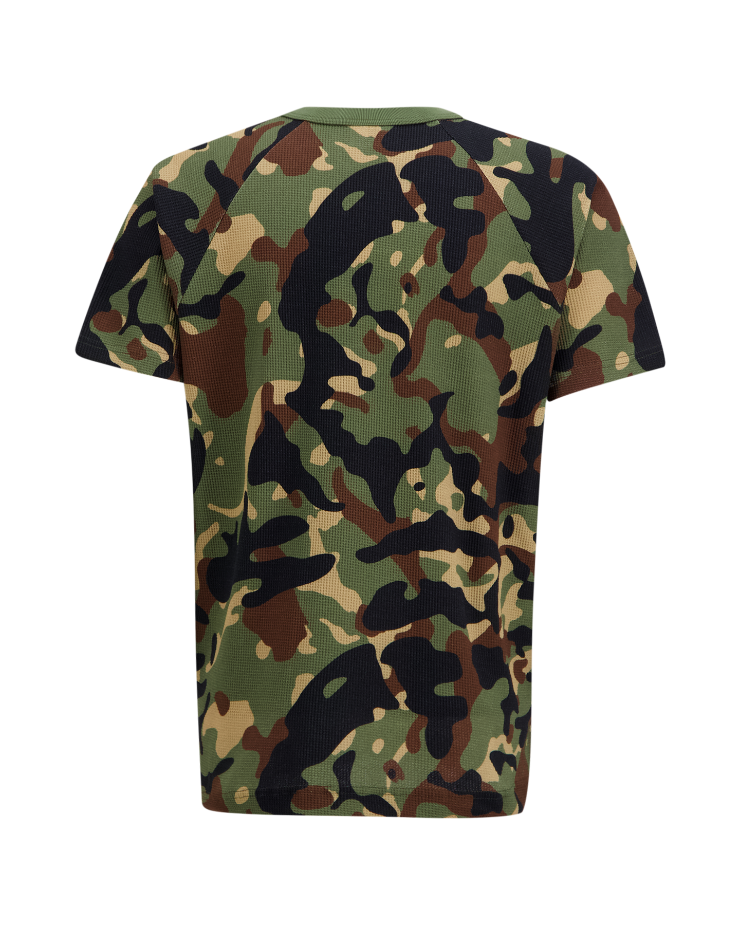The New Originals Emblem Camo Waffle Tee GROEN 2