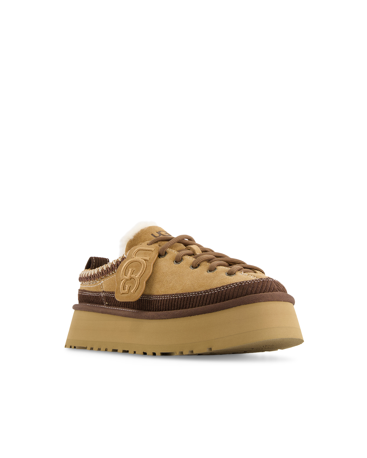 UGG W Heritage Lace Up Slipper BRUIN 2