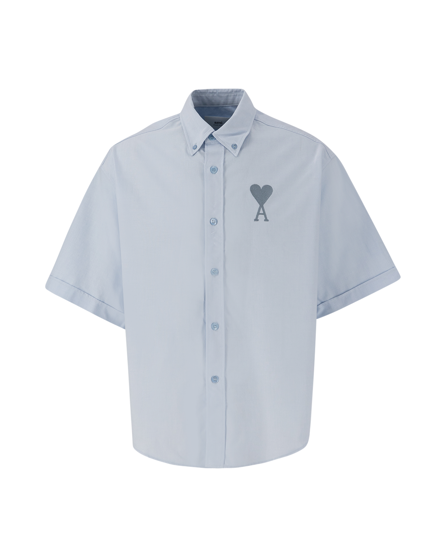 AMI Paris Ami De Coeur Shirt LICHTBLAUW 1