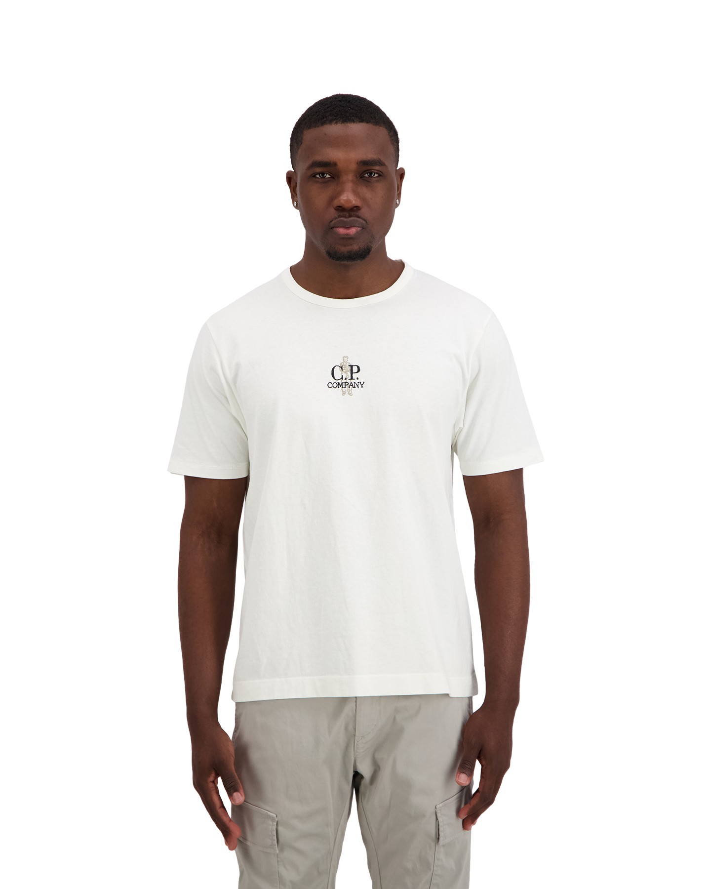 C.P. Company Print T-Shirt CREME 5