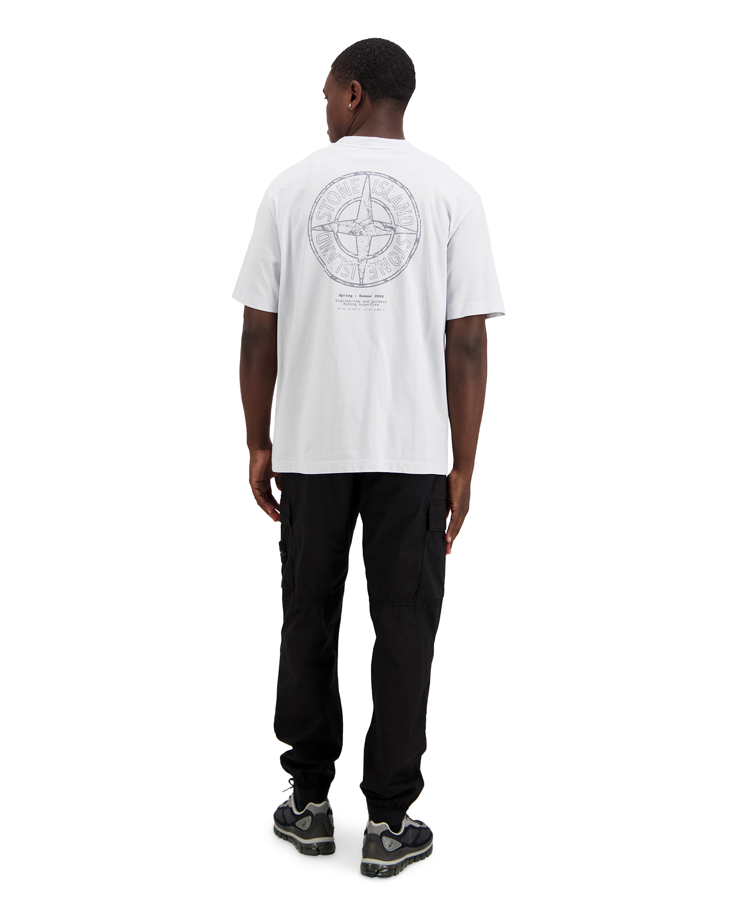 Stone Island S0285 Print T-Shirt LICHTBLAUW 3