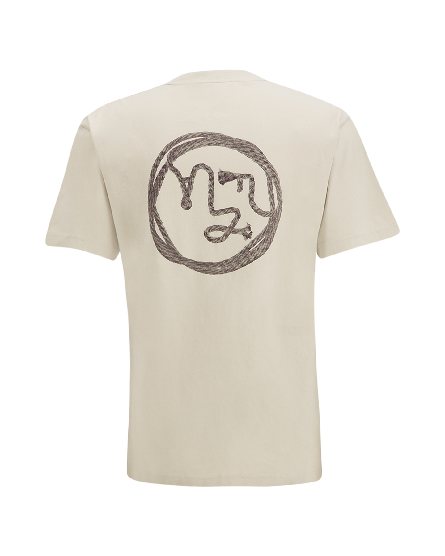 OLAF Lasso Face Tee BEIGE 1