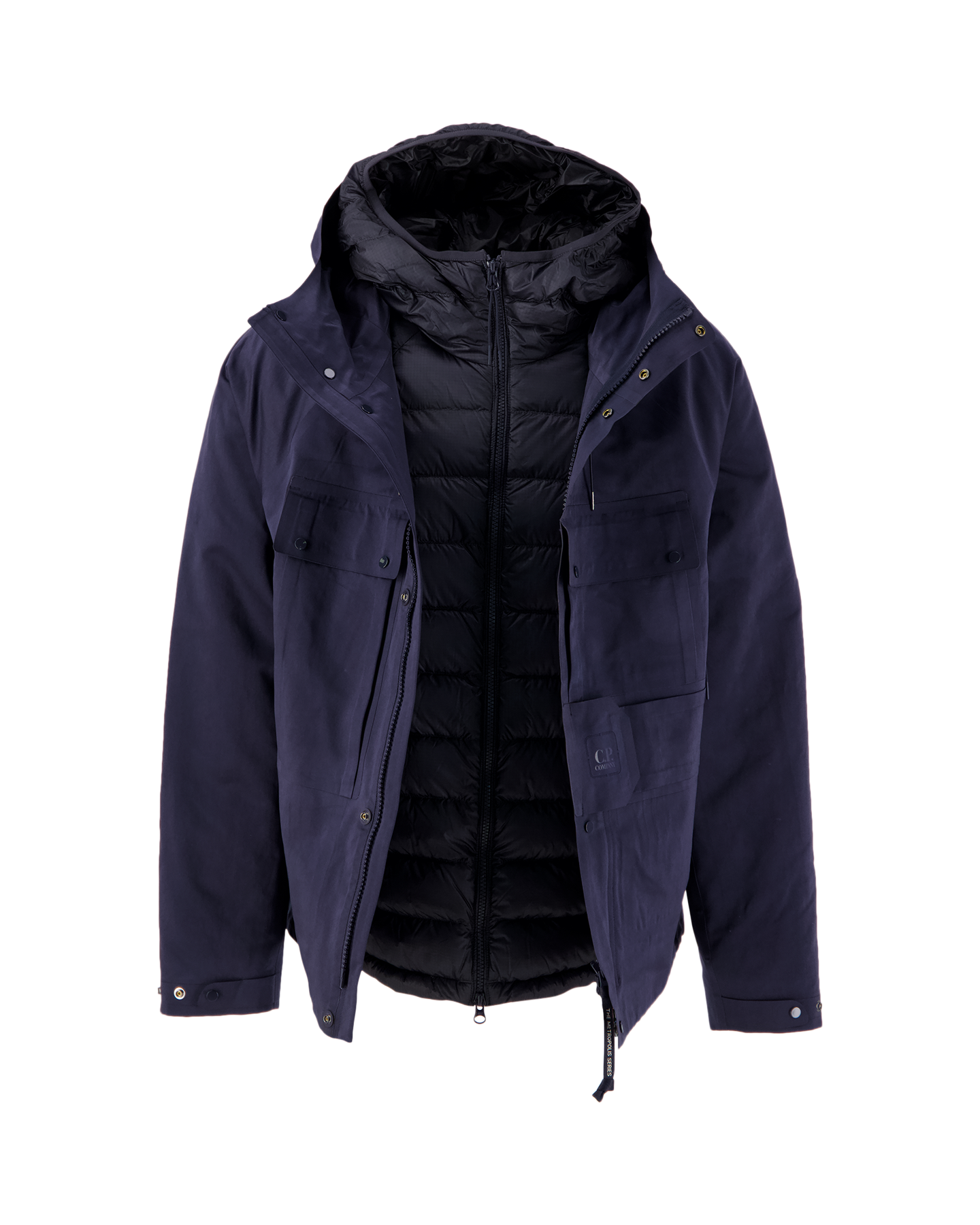 C.P. Company Metropolis Metropolis Series A.A.C. Hooded Jacket DONKERBLAUW 3