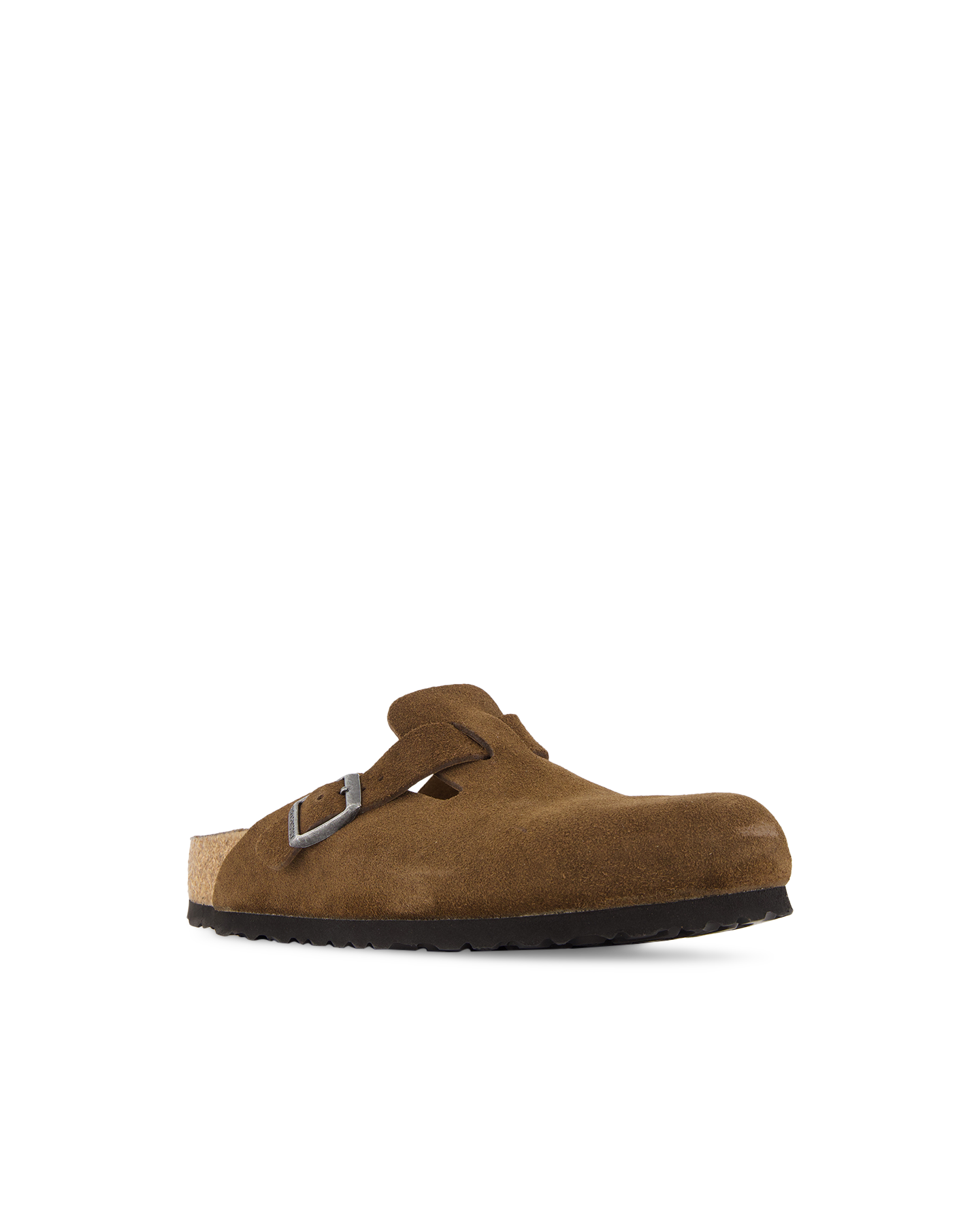 Birkenstock Boston Soft Footbed Suede Leather DONKERBRUIN 2