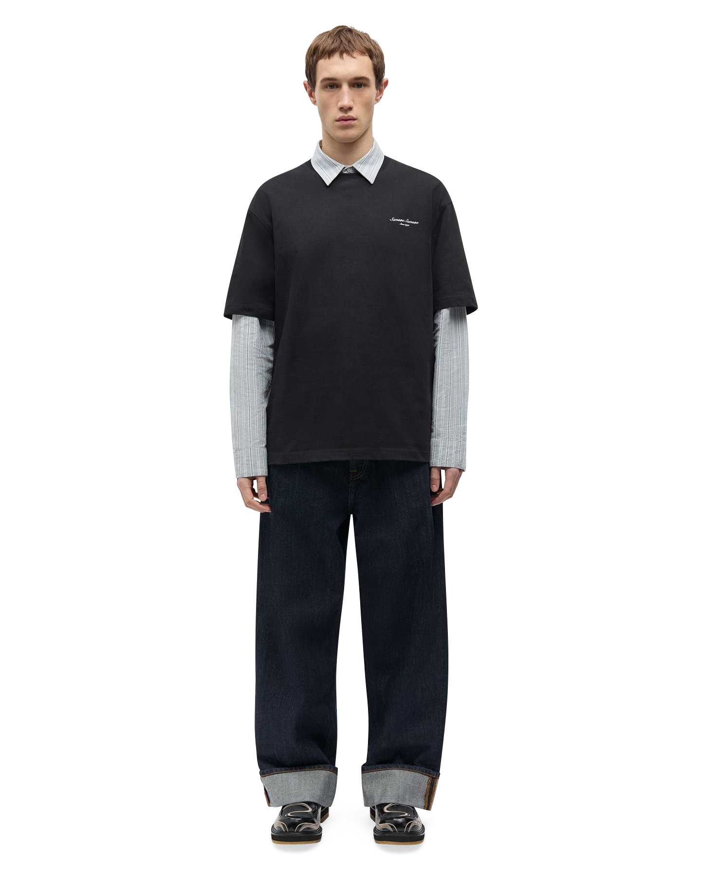 Samsøe Samsøe Sauni T Shirt 11725 ZWART 4