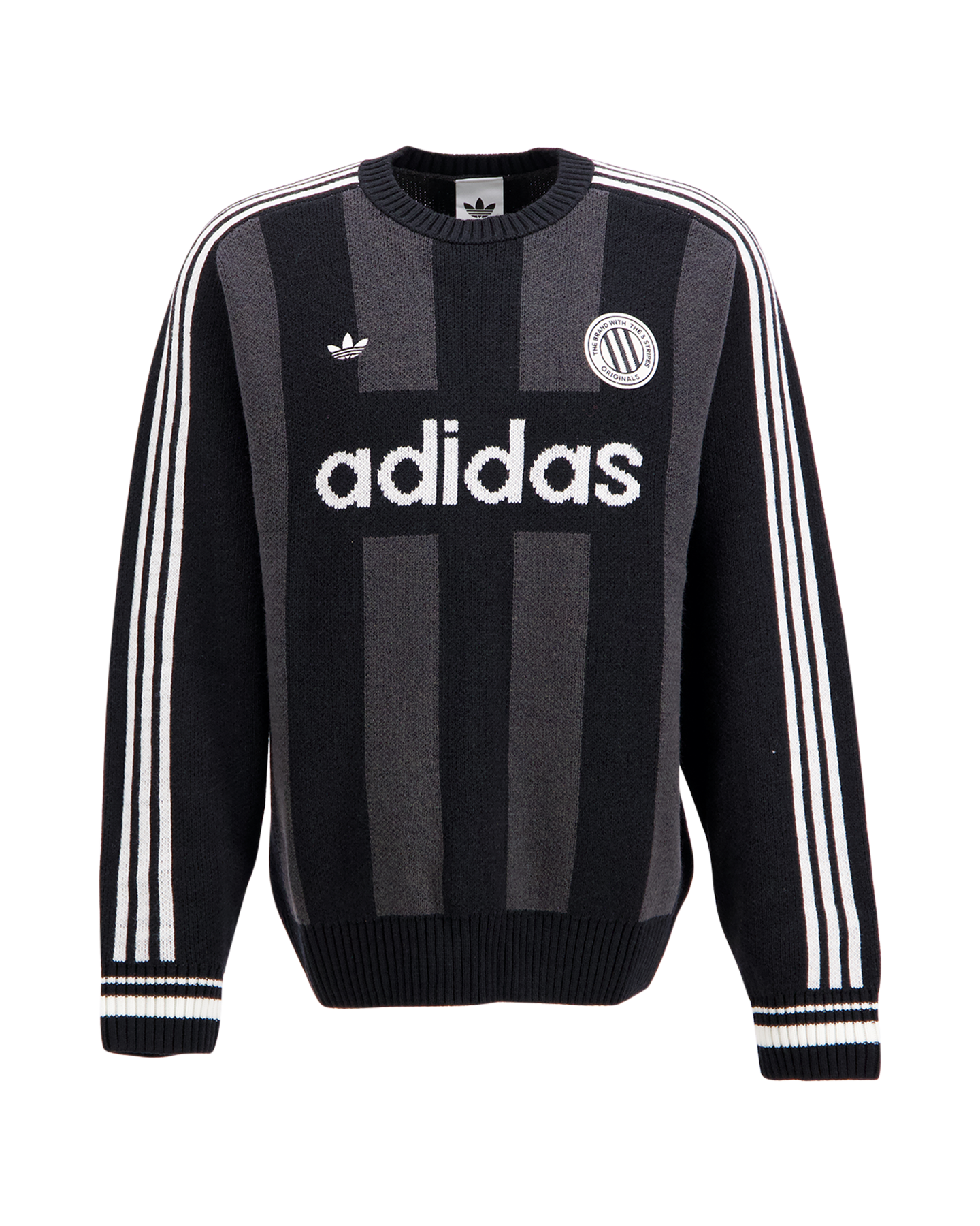 adidas Knitted GFX Crewneck ZWART 1