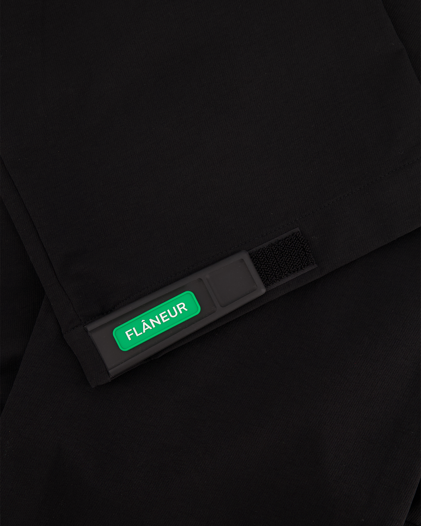 Flaneur Badge Formal Tech Pants ZWART 3