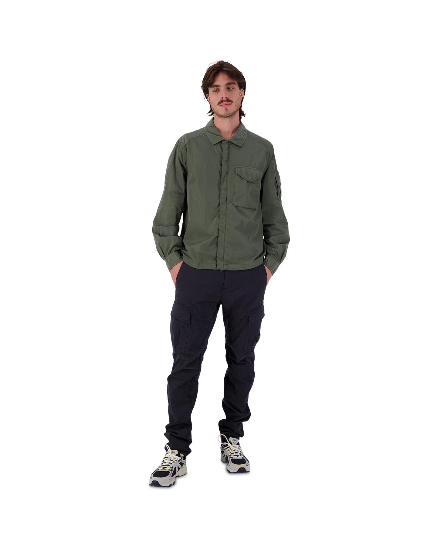 C.P. Company Chrome-R Lens Overshirt GROEN 3