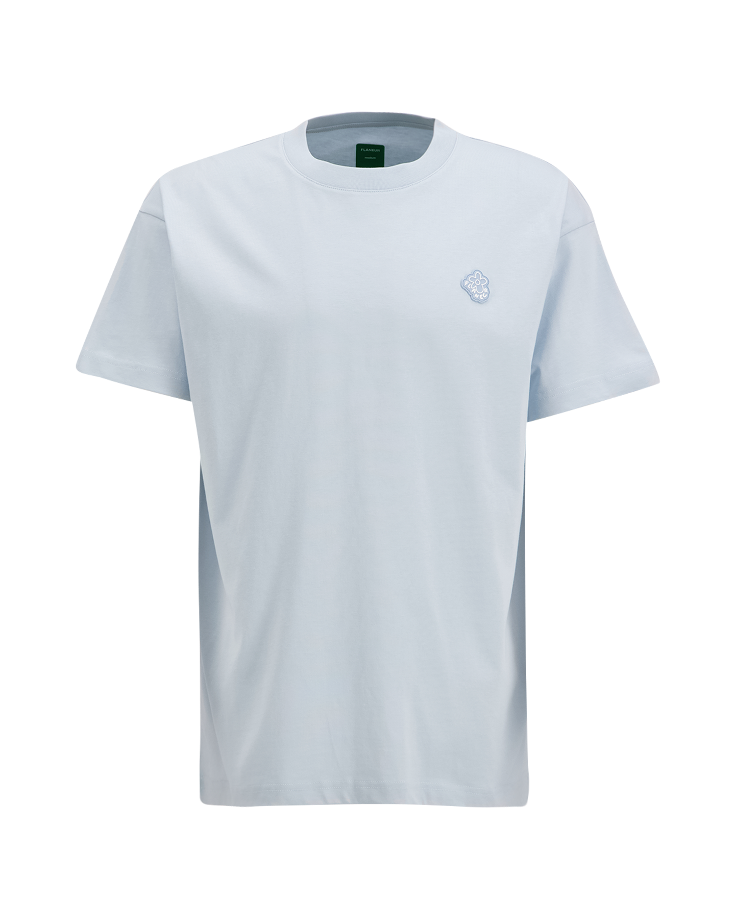 Flaneur Rubber Blossom T-Shirt LICHTBLAUW 1