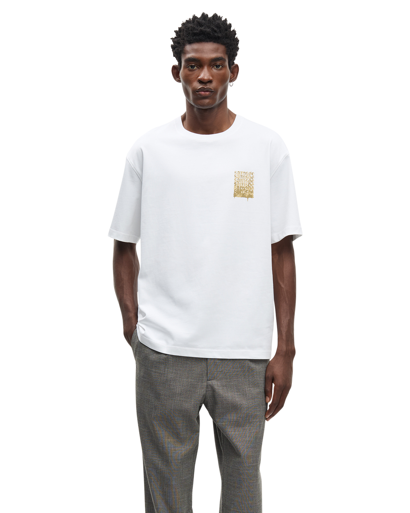 Samsøe Samsøe Sasteven T Shirt 11725 GEEL 4