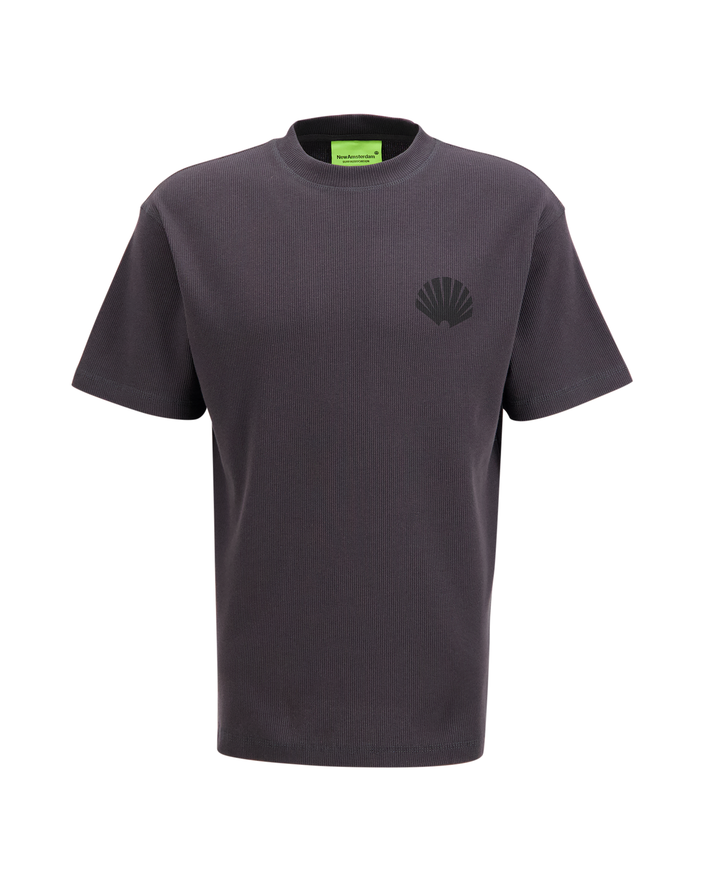 New Amsterdam Surf Association Logo Tee Waffle ANTHRACIET 2