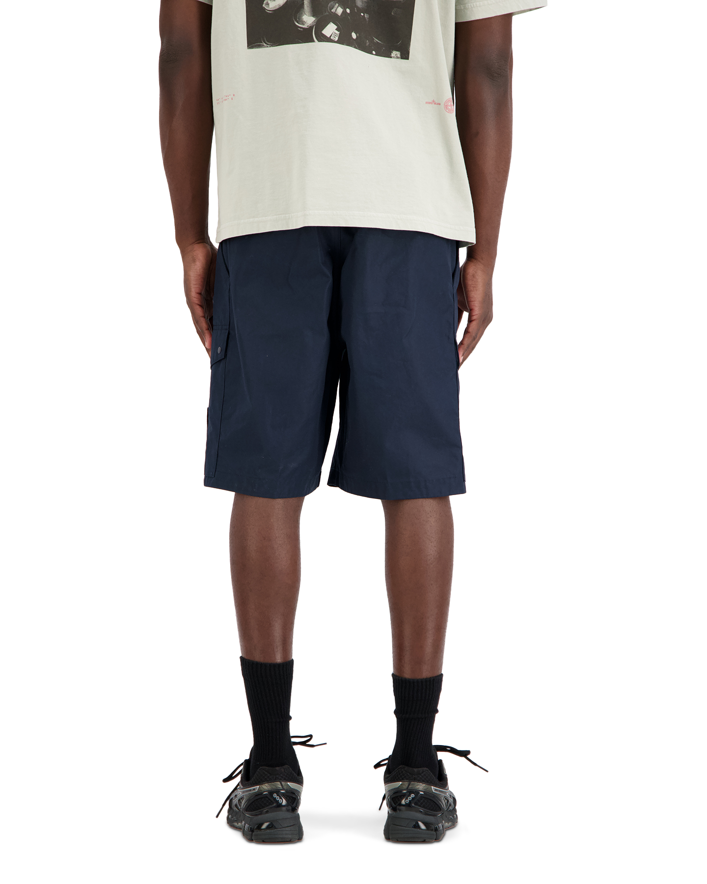 Stone Island S0F01 Ghost - Korte Broek DONKERBLAUW 5
